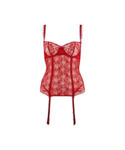 Guipure Lace Basque Corsets in DC