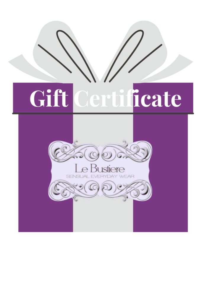 gift guide for women le bustiere gift card