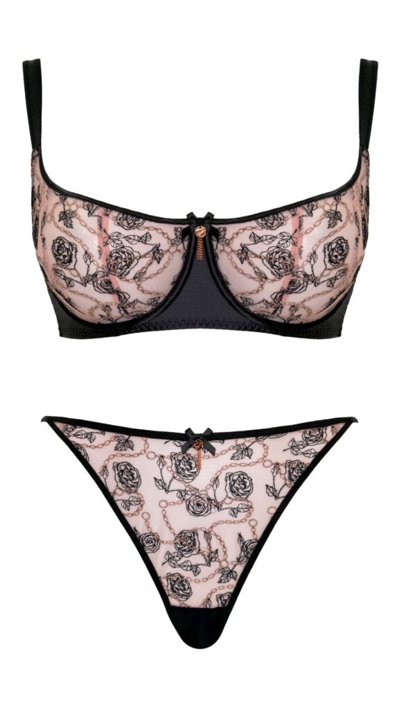 Curvy Kate Lingerie Bra Set Rose 