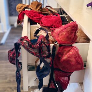 Spring Clean Messy Lingerie Drawer